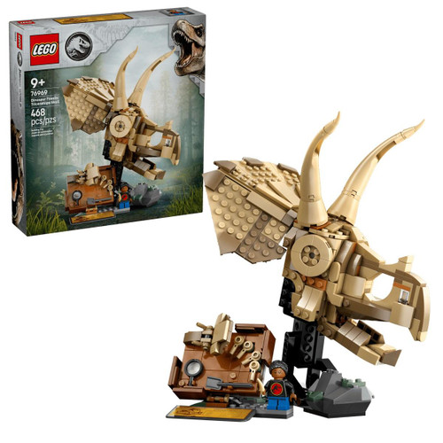  LEGO Jurassic World 76969 Dinosaur Fossils: Triceratops Skull 