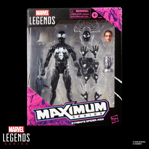 Hasbro Marvel Legends Maximum Series Symbiote Spider-Man 6" Figure