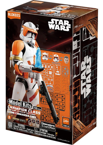 Blokees Star Wars Classic Class Attack of the Clones Commander Cody Model Kit