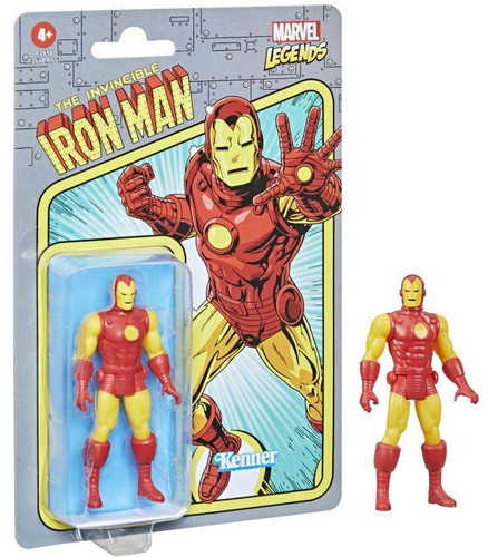 Hasbro Marvel Legends Retro 375 Collection Iron Man 3.75" Figure