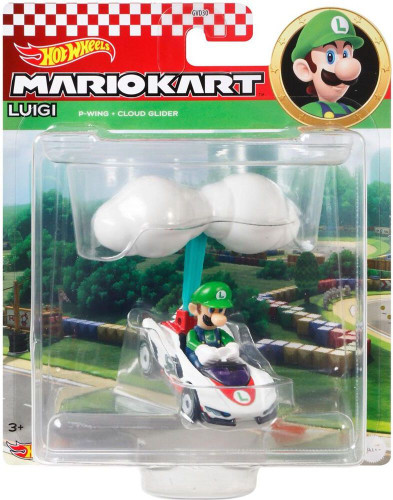 Mattel Hot Wheels Mario Kart Gliders Luigi