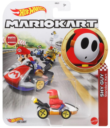 Mattel Hot Wheels Mario Kart Shy Guy Diecast Car