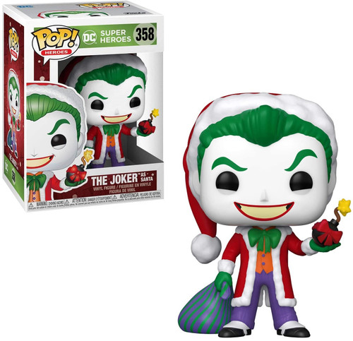 Funko Pop! DC Heroes 358 The Joker As Santa