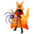 Bandai Naruto Shippuden Anime Heroes Beyond Naruto Tailed Beast Cloak 6" Figure
