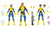  Hasbro Marvel Legends X-Men Forge, Storm, & Jubilee 6" Figure Three-Pack 