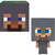  Mattel Minecraft Mob Head Minis Steve In Netherite Armor 