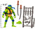  Playmates Teenage Mutant Ninja Turtles: Mutant Mayhem Movie Basic Leonardo 4.5" Figure 