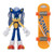  Jakks Pacific Sonic the Hedgehog Modern Sonic with Skateboard 4.5" Figure 