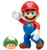 Jakks Pacific World of Nintendo Super Mario Mario with 1 Up Mushroom 4" Figure