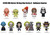 Monogram WB Horror Series 8 3D Foam Bag Clips