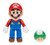  Jakks Pacific World of Nintendo Super Mario with 1-UP Mushroom 4" Figure 