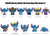 Monogram Lilo & Stitch Series 6 3D Foam Bag Clips