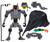 Playmates Teenage Mutant Ninja Turtles Mix and Match Mechazoid 4.5" Figure