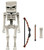 Mattel A Minecraft Movie Skeleton 4" Figure