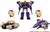 Hasbro Transformers Dramatic Capture Series DCS-3 Triple Threat Astrotrain, Blitzwing, and Starscream Set