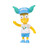 Jakks Pacific 2.5" The Simpsons Wave 3 Barty with Krusty Hat