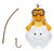  Jakks Pacific World of Nintendo Super Mario Lakitu With Fishing Pole 4" Figure 