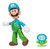  Jakks Pacific World of Nintendo Super Mario Ice Luigi With Flower 4" Figure 