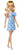 Barbie Fashionistas Doll #237 in Blue Bow Halter Dress, Blonde Ponytail With Bow Accessory