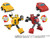 Hasbro Transformers Missing Link C-09 Cybertron Heroes Anime Bumblebee and Cliffjumper Set