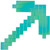 Disguise Minecraft Diamond Pickaxe Roleplay Accessory