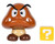 Jakks Pacific Super Mario Wave 49 Goomba with ? Block 4" Figure