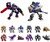  Blokees Transformers Defender Verison 06 Brutal Fang Blind Box Model Kit Single 