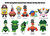Monogram The SpongeBob Movie Search for SquarePants 3D Foam Bag Clip Blind Bag Single