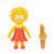 Jakks Pacific The Simpsons Lisa Wave 2 5"Figure 