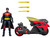  Mattel DC Premiere Core Robin Cycle 6.5" Scale Vehicle & Figure Set 