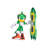 Jakks Pacific Sonic the Hedgehog Jet with Hoverboard 4" Figure