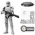  Blokees Star Wars Champion Class 07 Attack of the Clones Clone Trooper Model Kit 