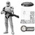 Blokees Star Wars Champion Class 07 Attack of the Clones Clone Trooper Model Kit