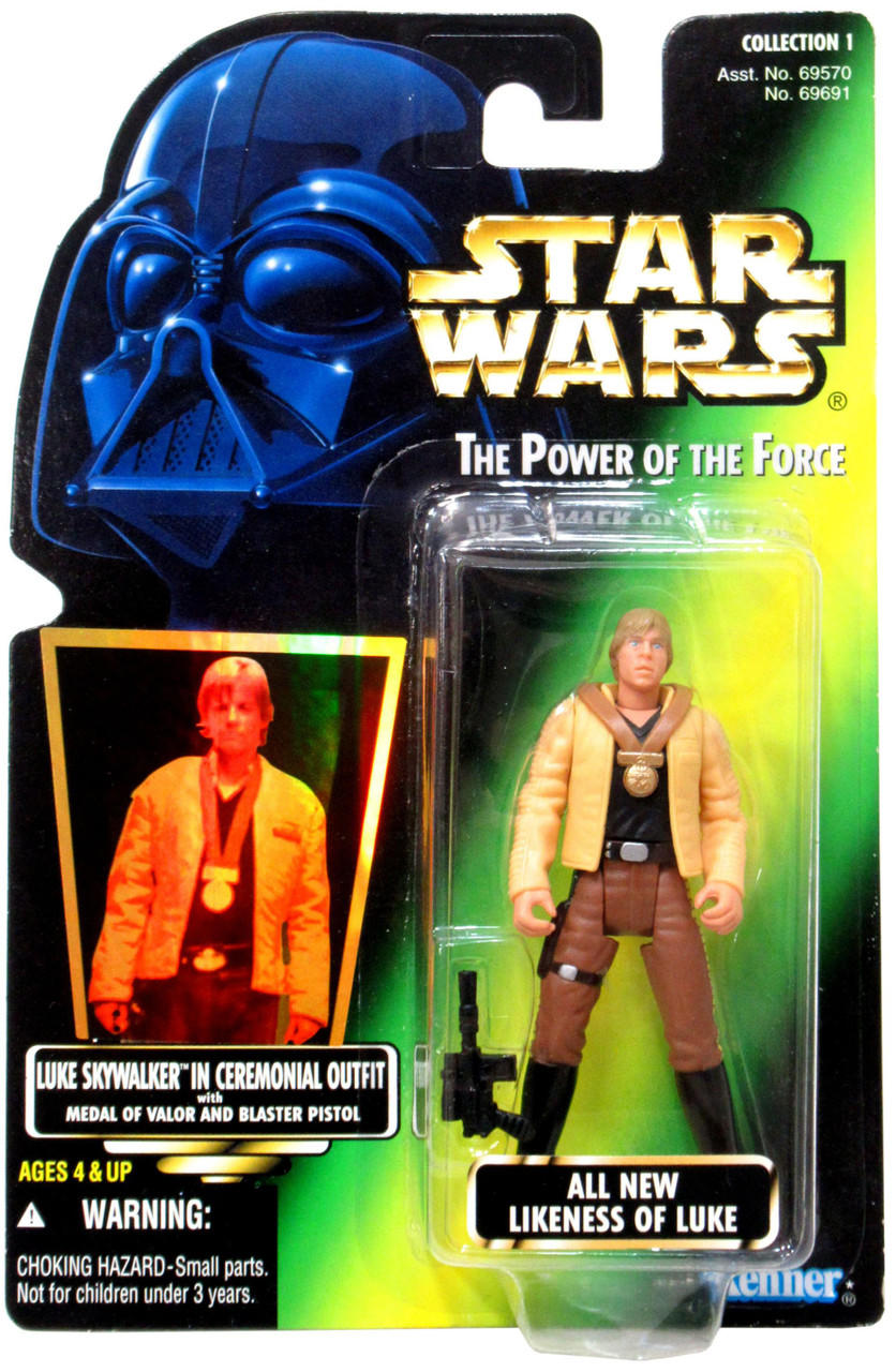 Kenner Star Wars Power of the Force Luke Skywalker in Ceremonial Outfit  3.75