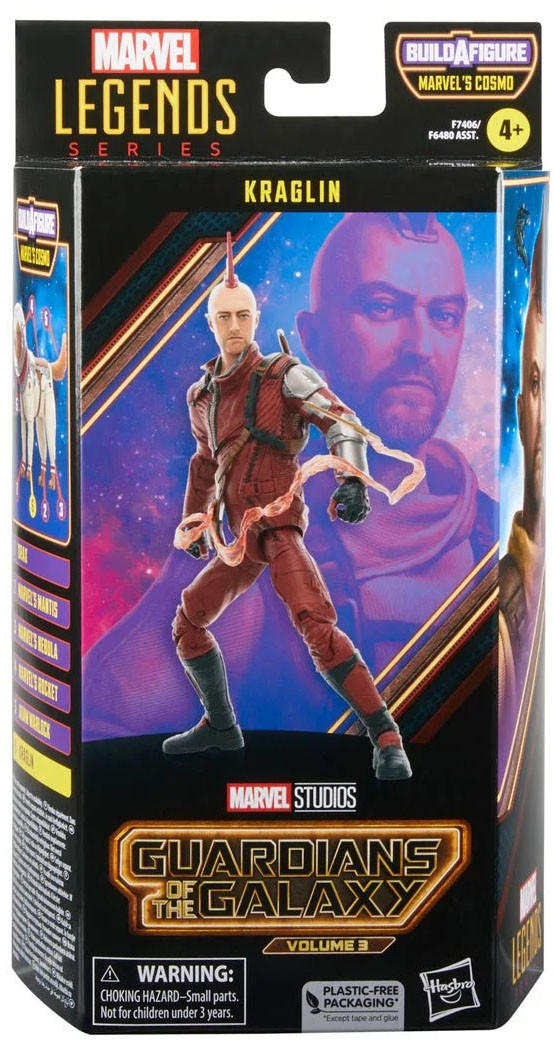 Hasbro Marvel Legends Series Guardians of the Galaxy: Volume 3 Star-Lord  (Build-A-Figure - Marvel's Cosmo) 6-in Action Figure | GameStop