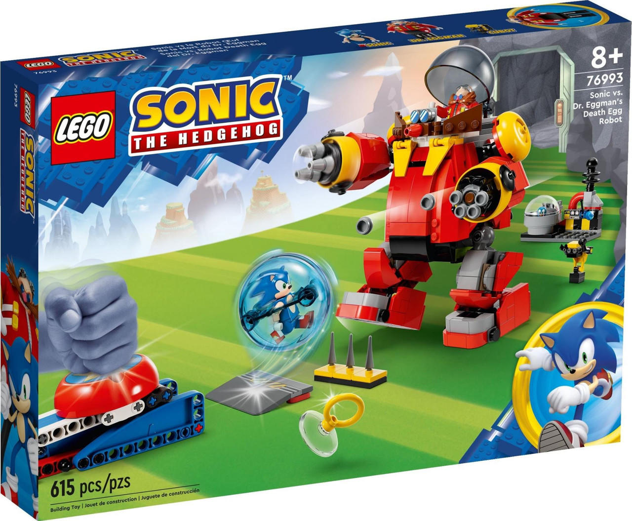 LEGO Sonic the Hedgehog 76993 Sonic vs. Dr. Eggman's Death Egg Robot