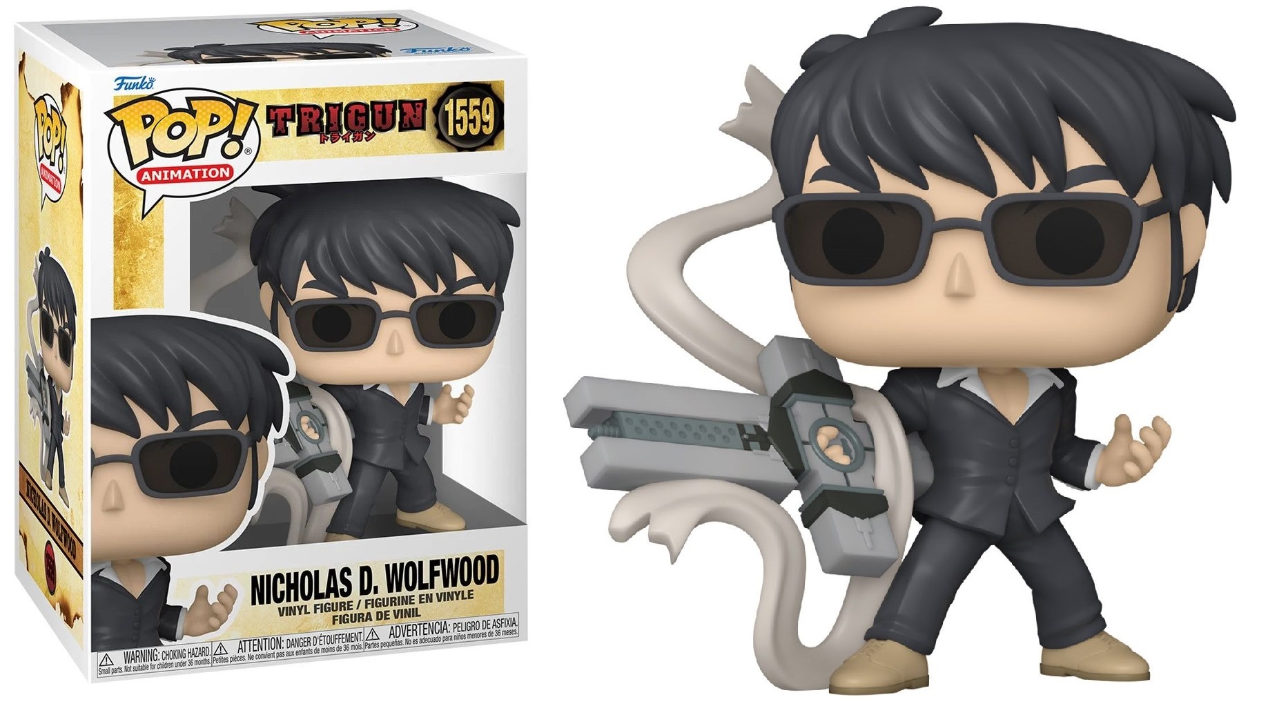 Funko Pop! Animation Trigun 1559 Nicholas D Wolfwood