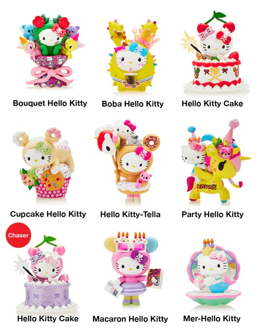 tokidoki x Hello Kitty 50th Anniversary Blind Box