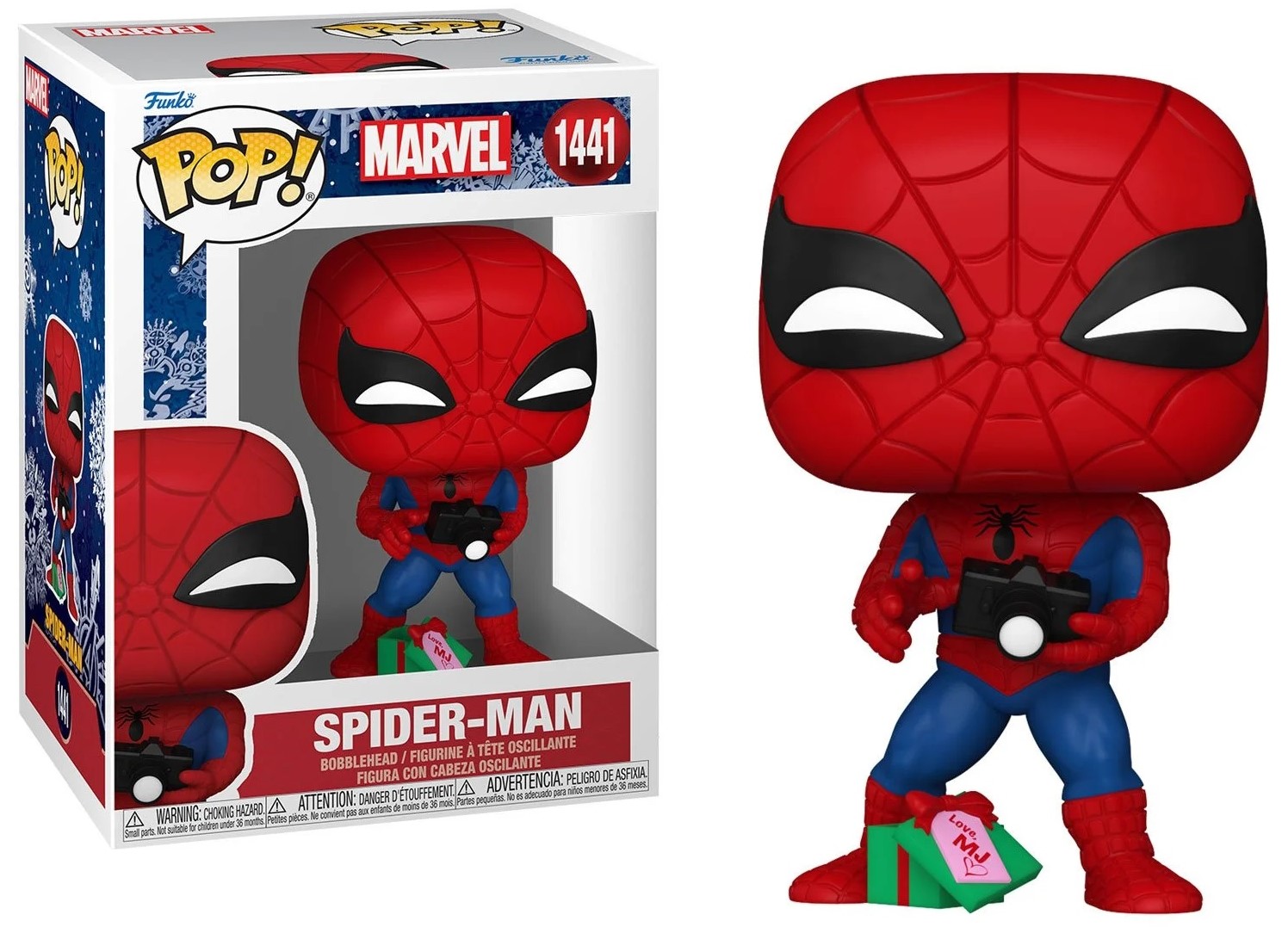 Funko Pop! Marvel 1441 Holiday Spider-Man Vinyl Figure