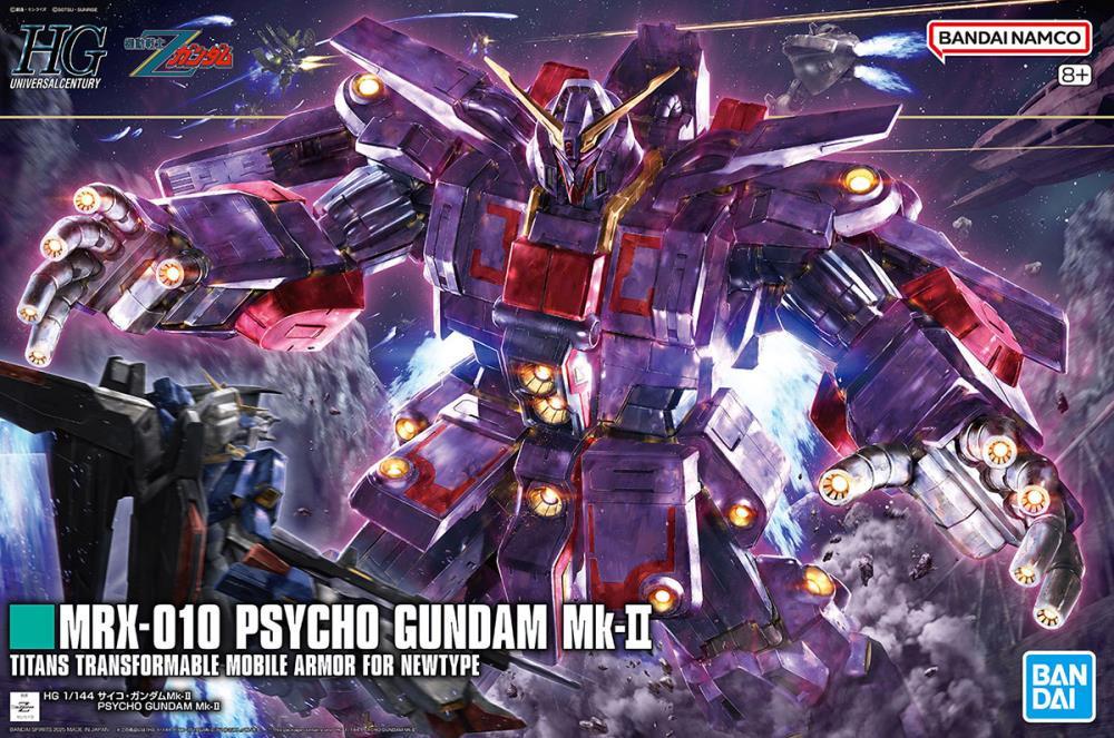 Bandai Mobile Suit Zeta Gundam Psycho Gundam Mk-II 1/144