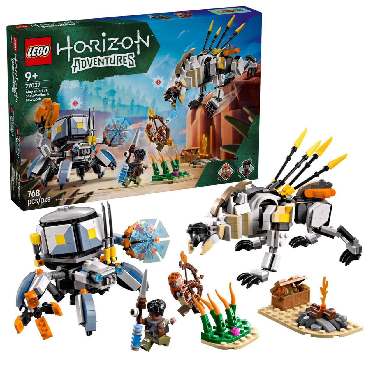 LEGO Horizon Adventures 77037 Aloy & Varl vs. Shell-Walker & Sawtooth