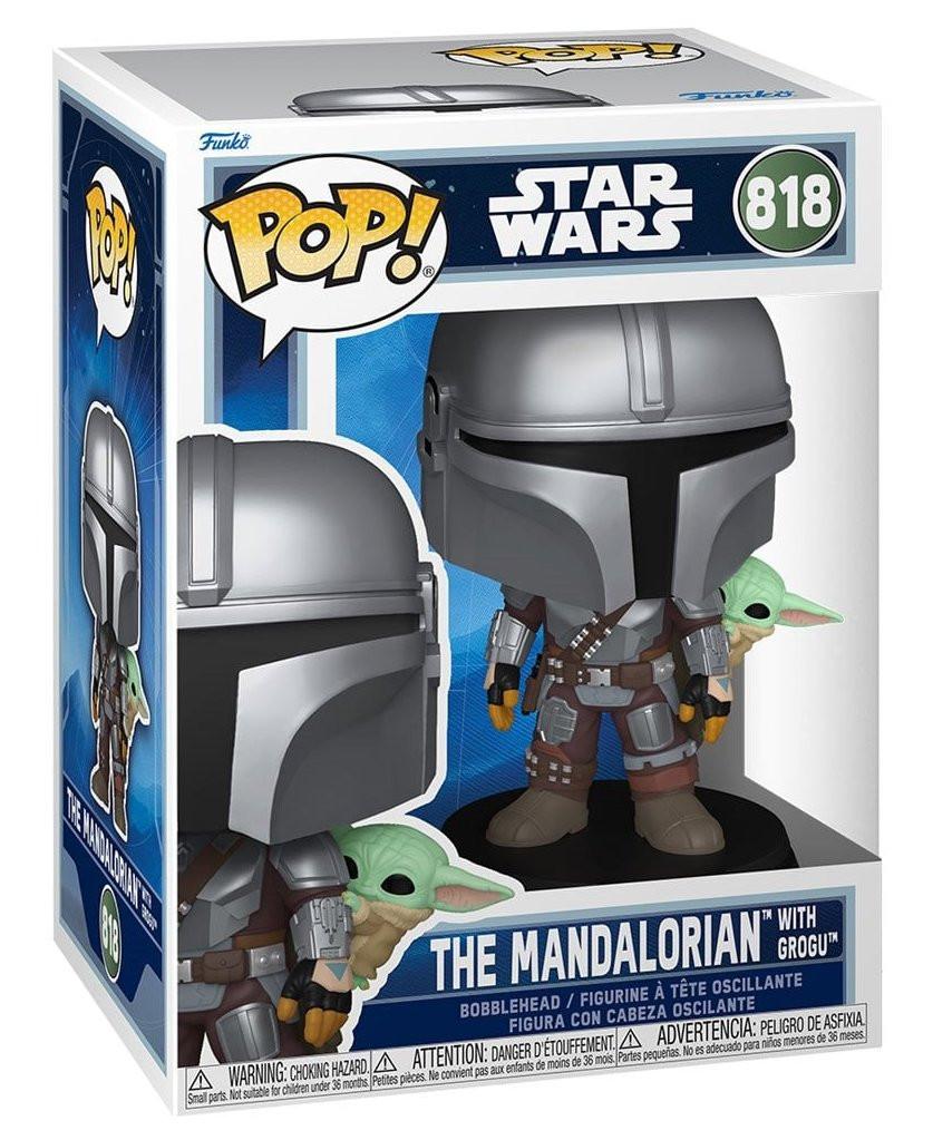 Funko Pop! Star Wars The Mandalorian & Grogu 818 Mandalorian with