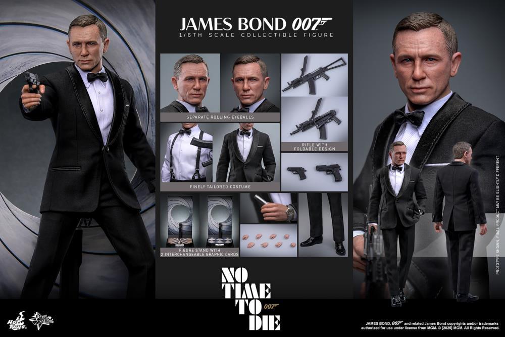 ホットトイズ 007 ノー・タイム・トゥ・ダイ ジェームズ・ボンド MMS803 Hot Toys MMS803 007 No Time To Die James Bond 1/6 Scale Figure