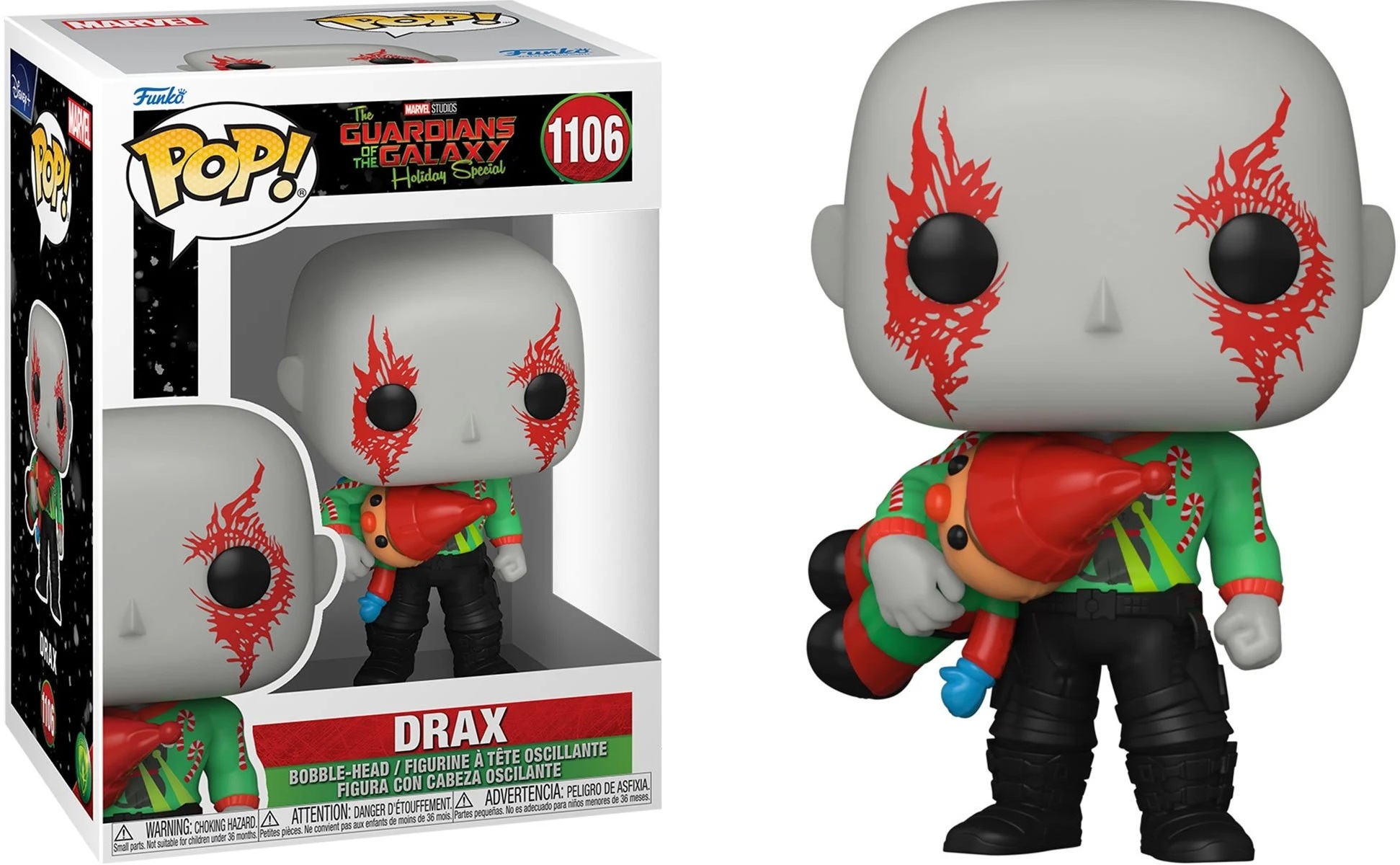Funko Pop! Marvel Guardians of the Galaxy Holiday Special 1106 Drax