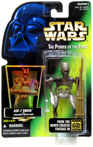 Kenner Star Wars Power of the Force ASP-7 Droid 3.75