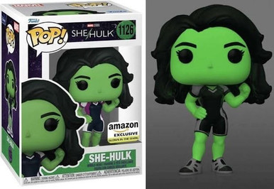 Funko Pop! Marvel She-Hulk 1126 She-Hulk (Glow in the Dark Amazon Exclusive)