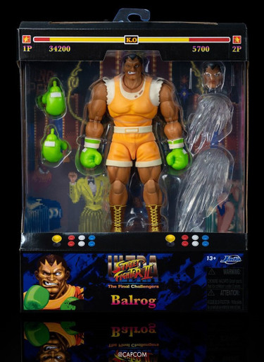 Jada Toys Ultra Street FIghter II Balrog Player 2 (Entertainment Earth ...