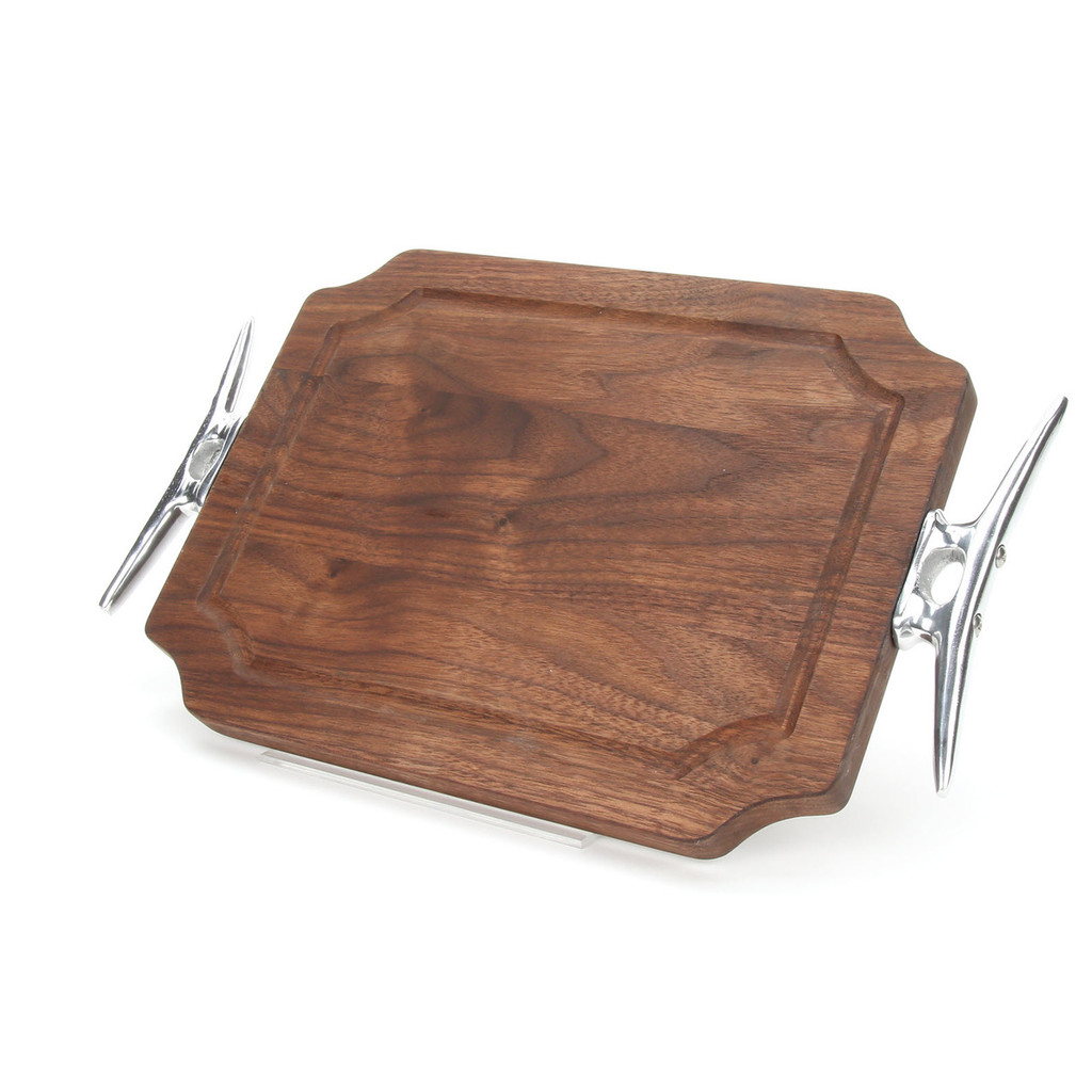Selwood 9" x 12" Cutting Board - Walnut (w/ Cleat Handles)