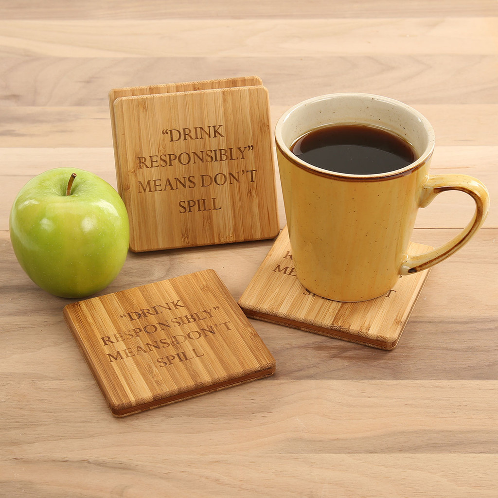 Drink Responsibly Coaster Set