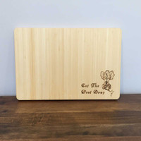 Let the Beet Drop Laser Engraved Cutting Board